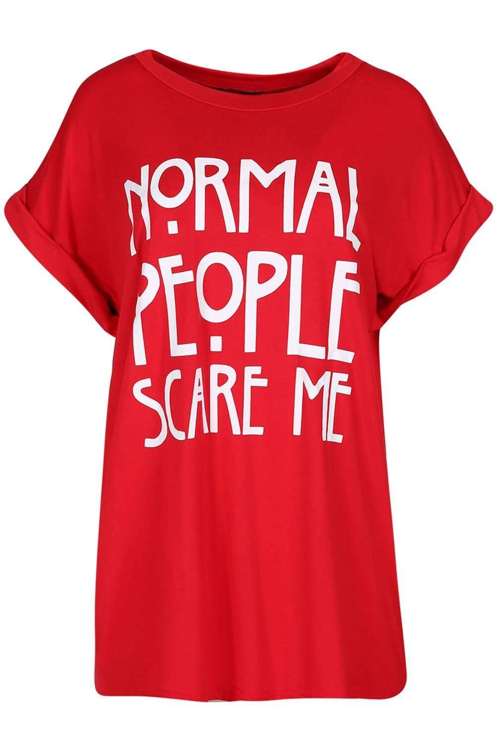 Theyda Oversized Slogan T-Shirt - bejealous-com