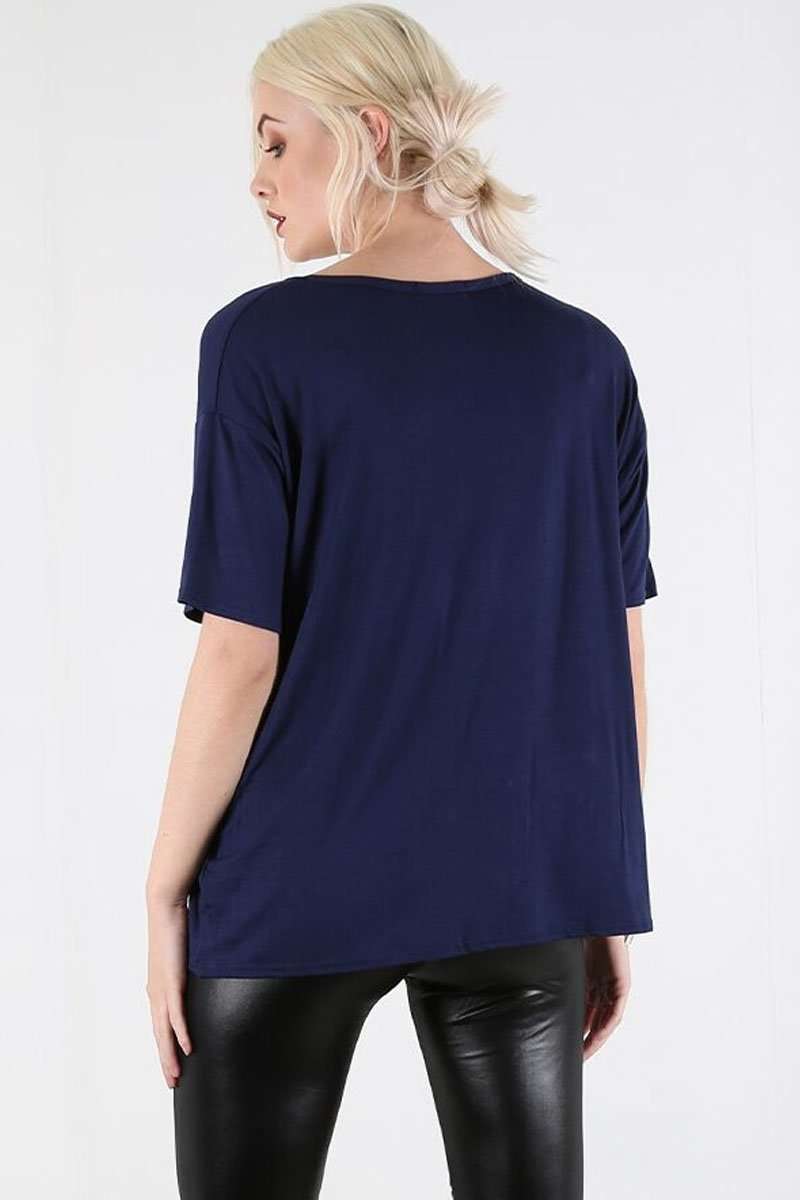 Tilly Skull Graphic Print Baggy TShirt - bejealous-com