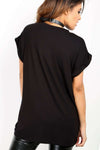 Toya Oversized Slogan Print TShirt - bejealous-com