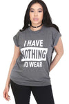 Toya Oversized Slogan Print TShirt - bejealous-com
