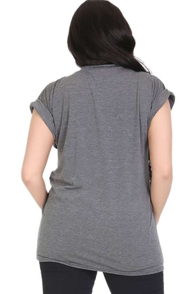 Toya Oversized Slogan Print TShirt - bejealous-com