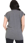 Toya Oversized Slogan Print TShirt - bejealous-com