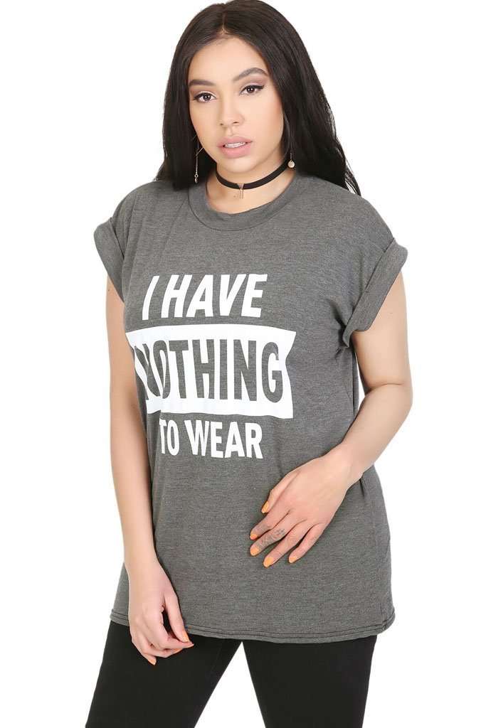 Toya Oversized Slogan Print TShirt - bejealous-com