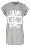 Toya Oversized Slogan Print TShirt - bejealous-com
