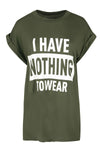 Toya Oversized Slogan Print TShirt - bejealous-com