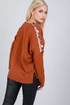 Whitney Pompom Sleeve Oversized Knitted Jumper - bejealous-com