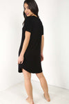 Wifey Slogan Print Oversized Pyjama Dress - bejealous-com