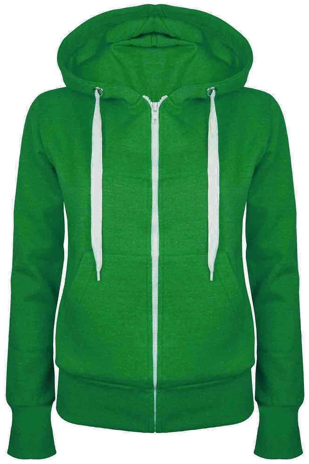 Zara Fleece Line Zip Up Hoodie - bejealous-com