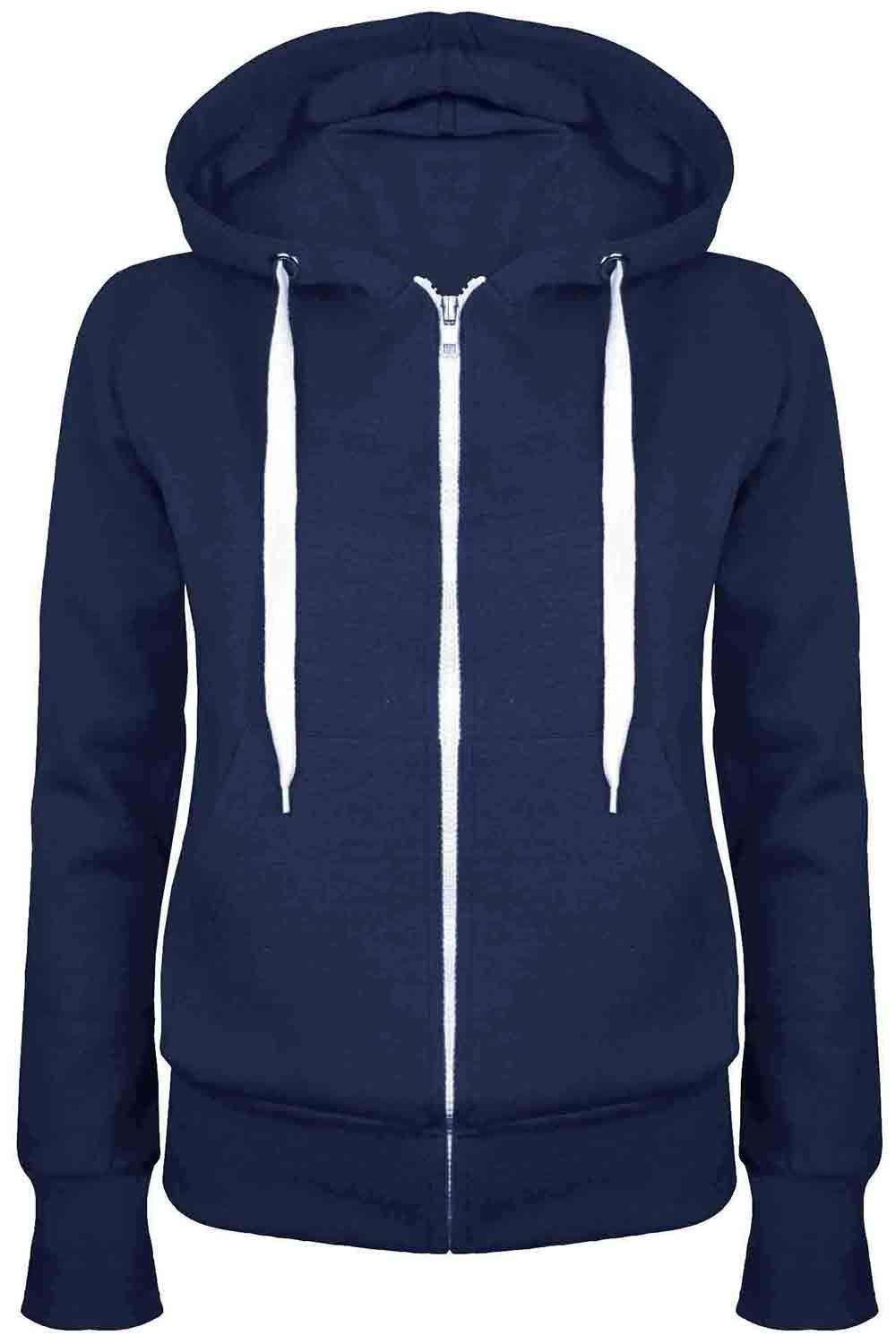 Zara Fleece Line Zip Up Hoodie - bejealous-com