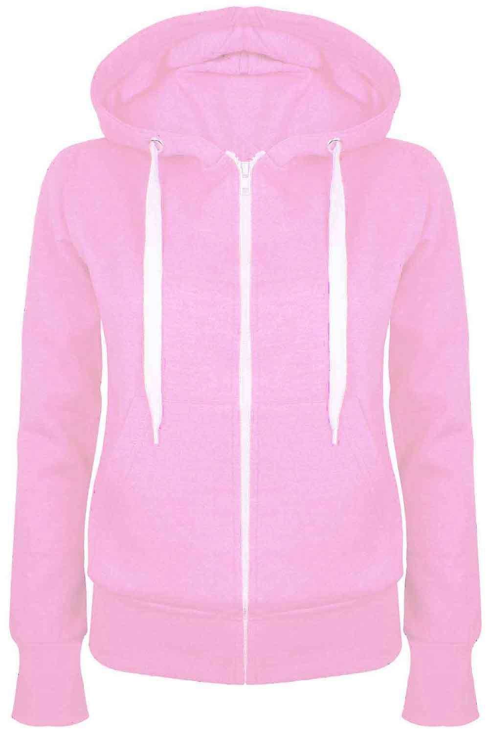 Zara Fleece Line Zip Up Hoodie - bejealous-com