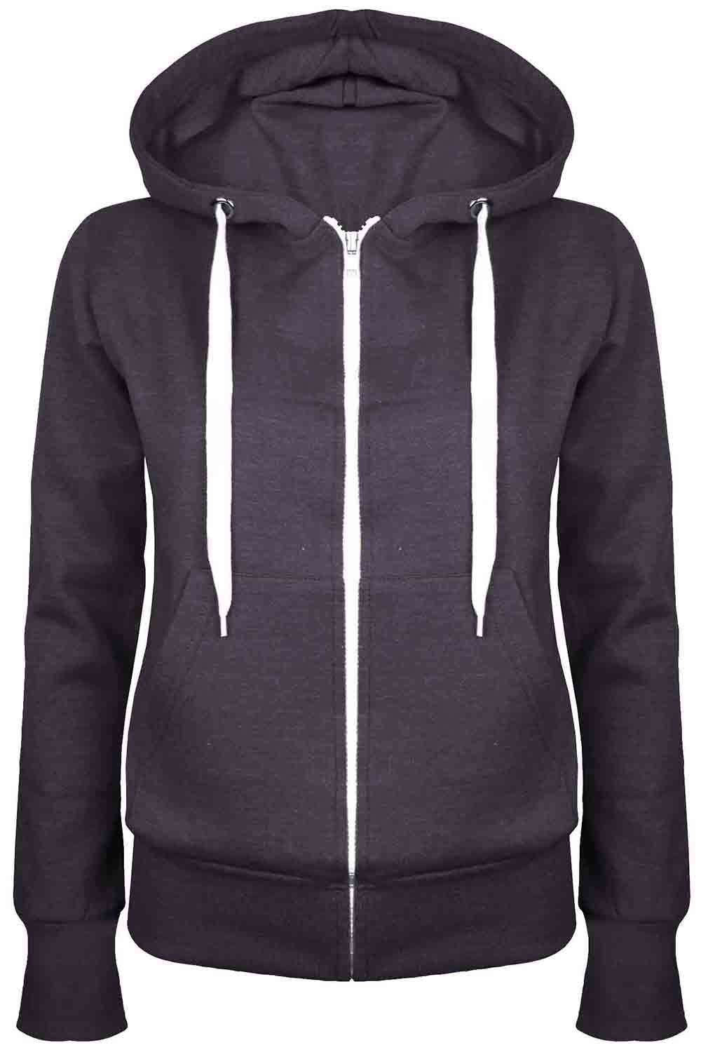 Zara Fleece Lined Zip Up Hoodie - bejealous-com