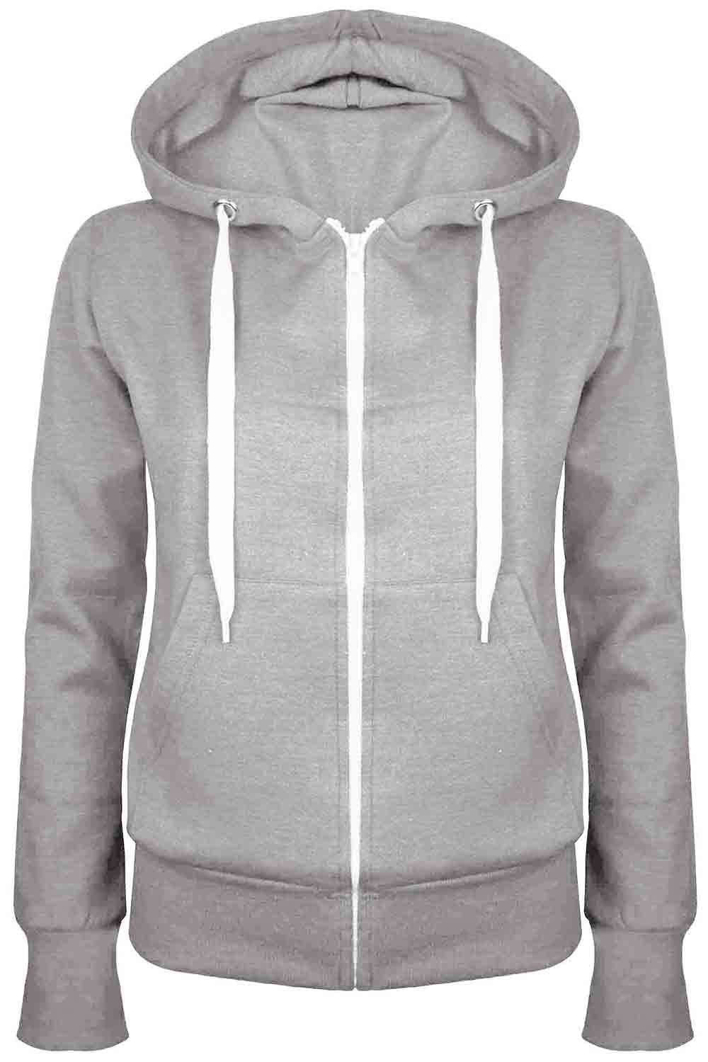 Zara Fleece Lined Zip Up Hoodie - bejealous-com