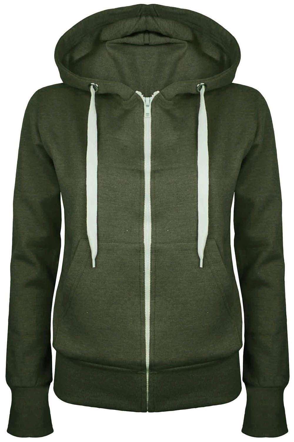 Zara Fleece Lined Zip Up Hoodie - bejealous-com