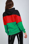 Zara Oversized Striped Hooded Sweatshirt - bejealous-com