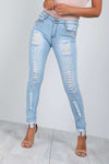 Zara Ripped Skinny Jeans - bejealous-com