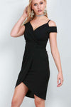 Zara Strappy Wrap Bodycon Midi Dress - bejealous-com