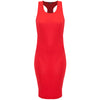 Lily Plain Muscle Racer Back Midi Dress