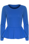 Aria Frill Long Sleeve Mini Dress Top