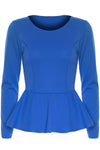 Aria Frill Long Sleeve Mini Dress Top