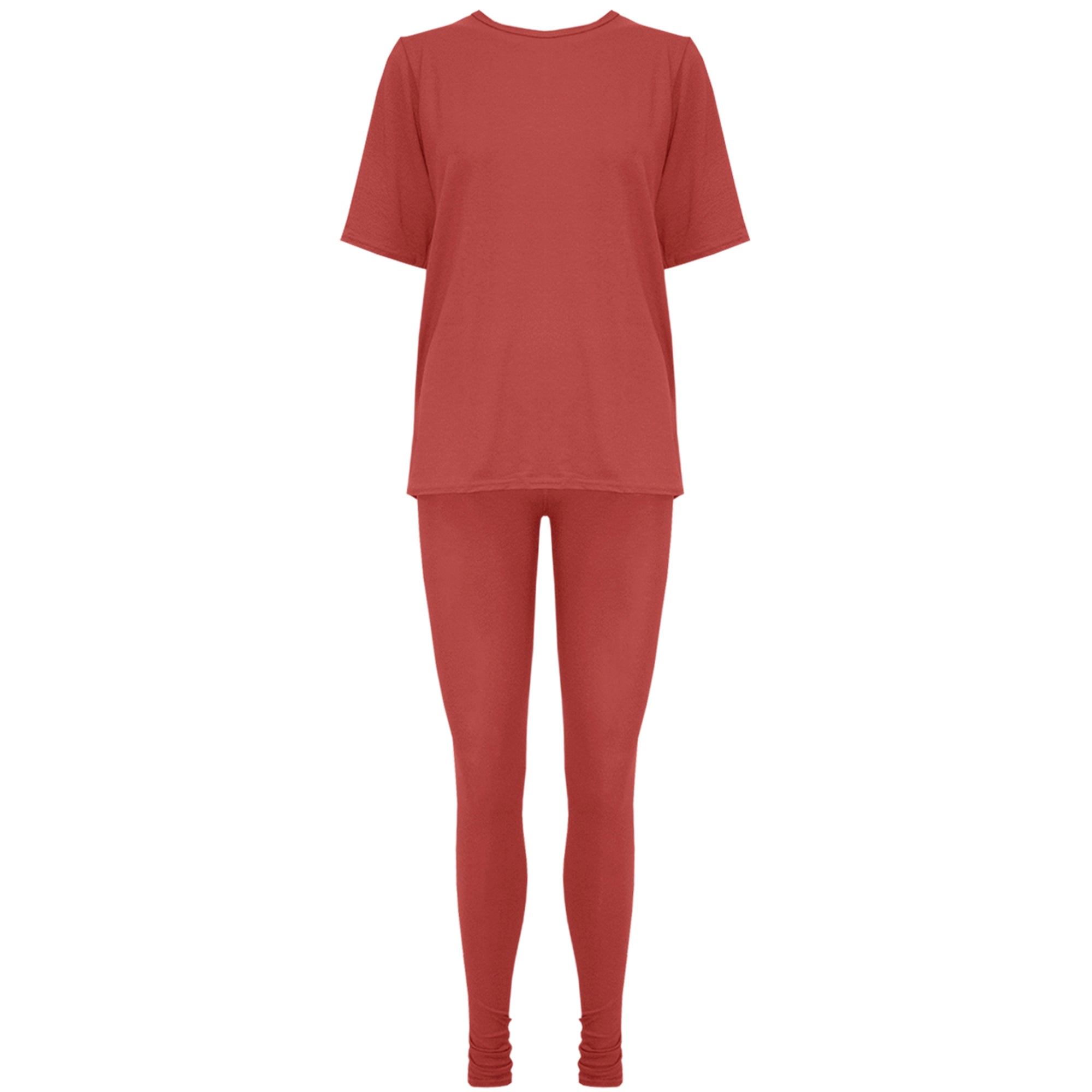 Ava Plain Loungewear Tracksuit Set