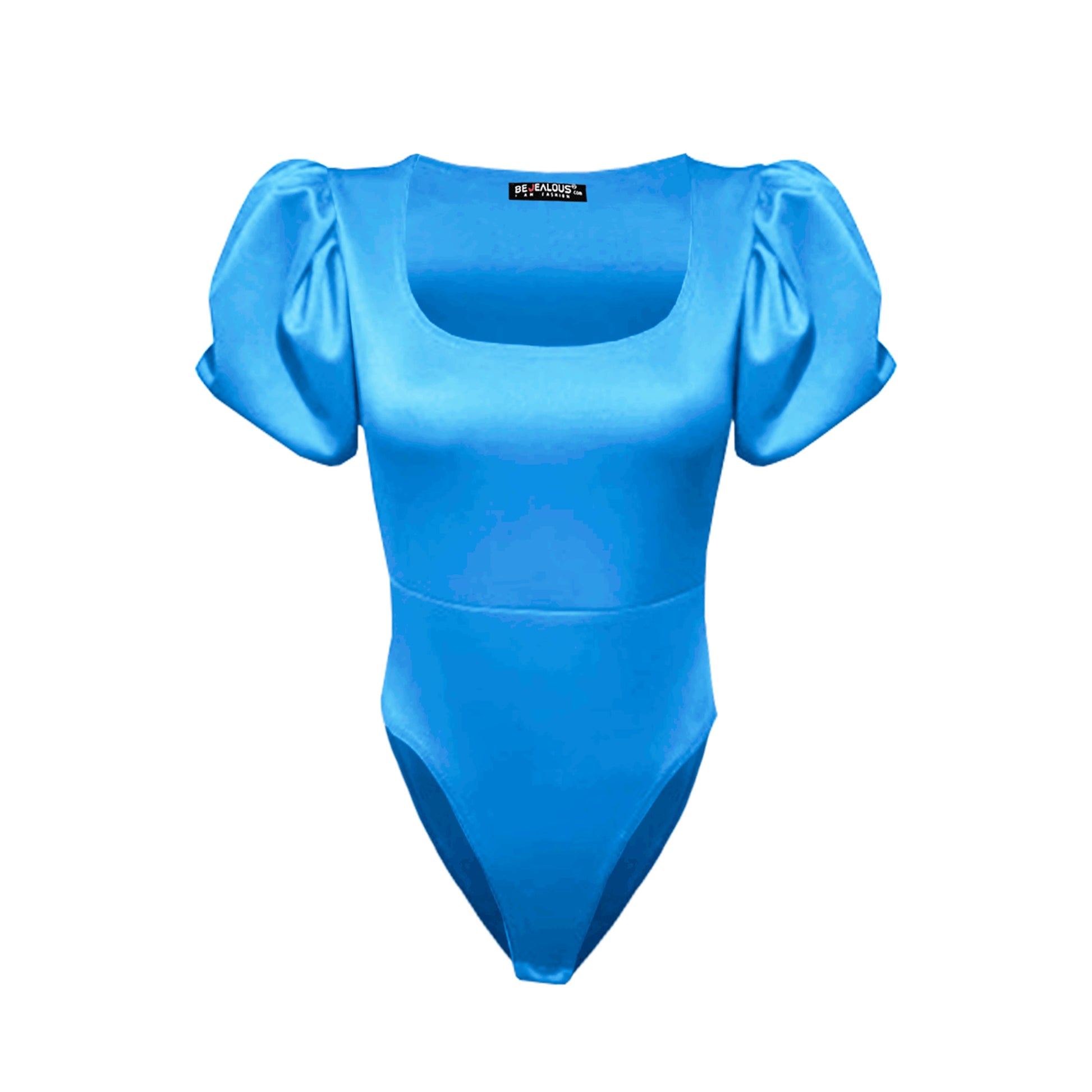 Lily Cap Sleeve Plain Puff Bodysuit