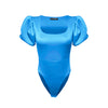Lily Cap Sleeve Plain Puff Bodysuit