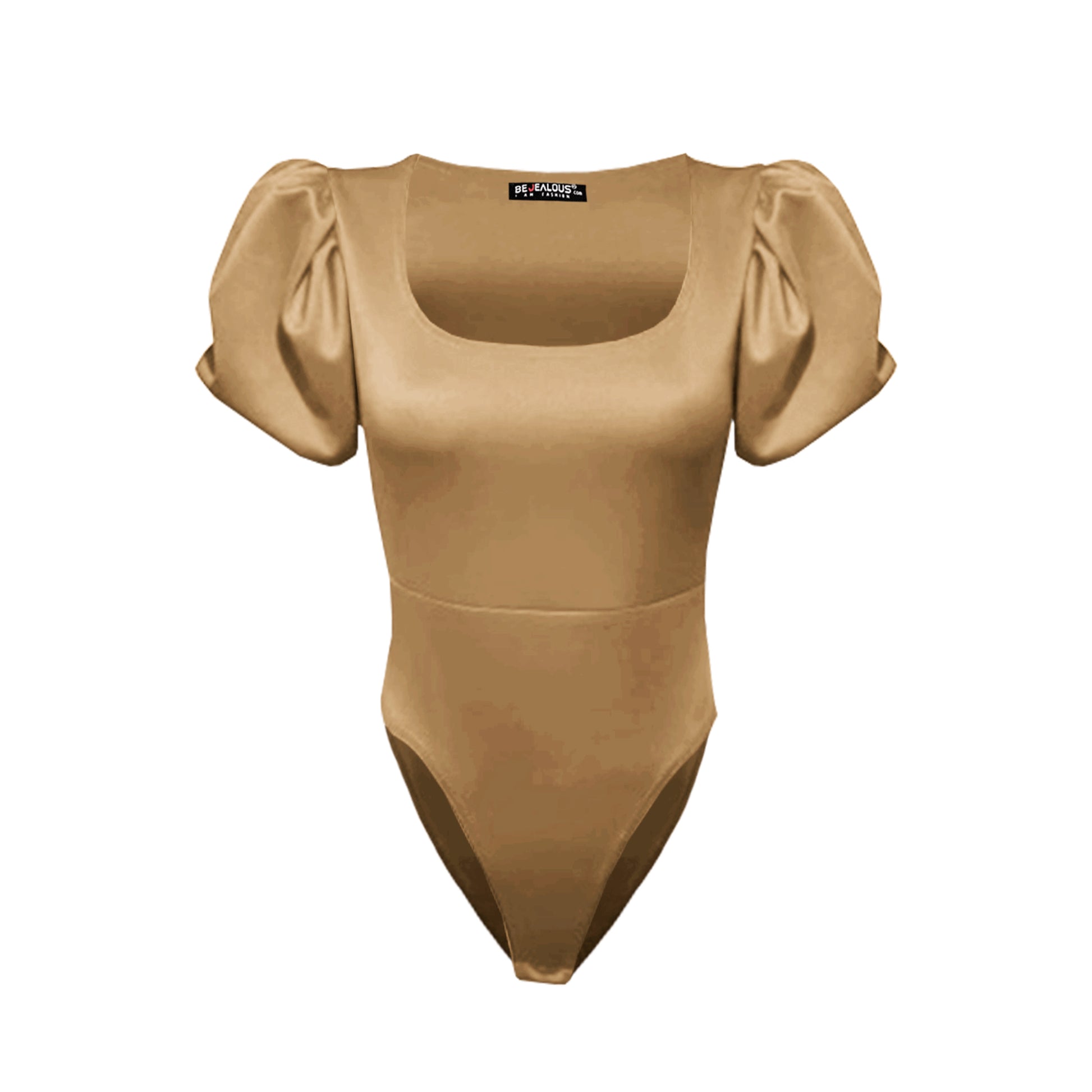 Lily Cap Sleeve Plain Puff Bodysuit