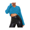 Emily Long Sleeve Cropped Knitted Jumper