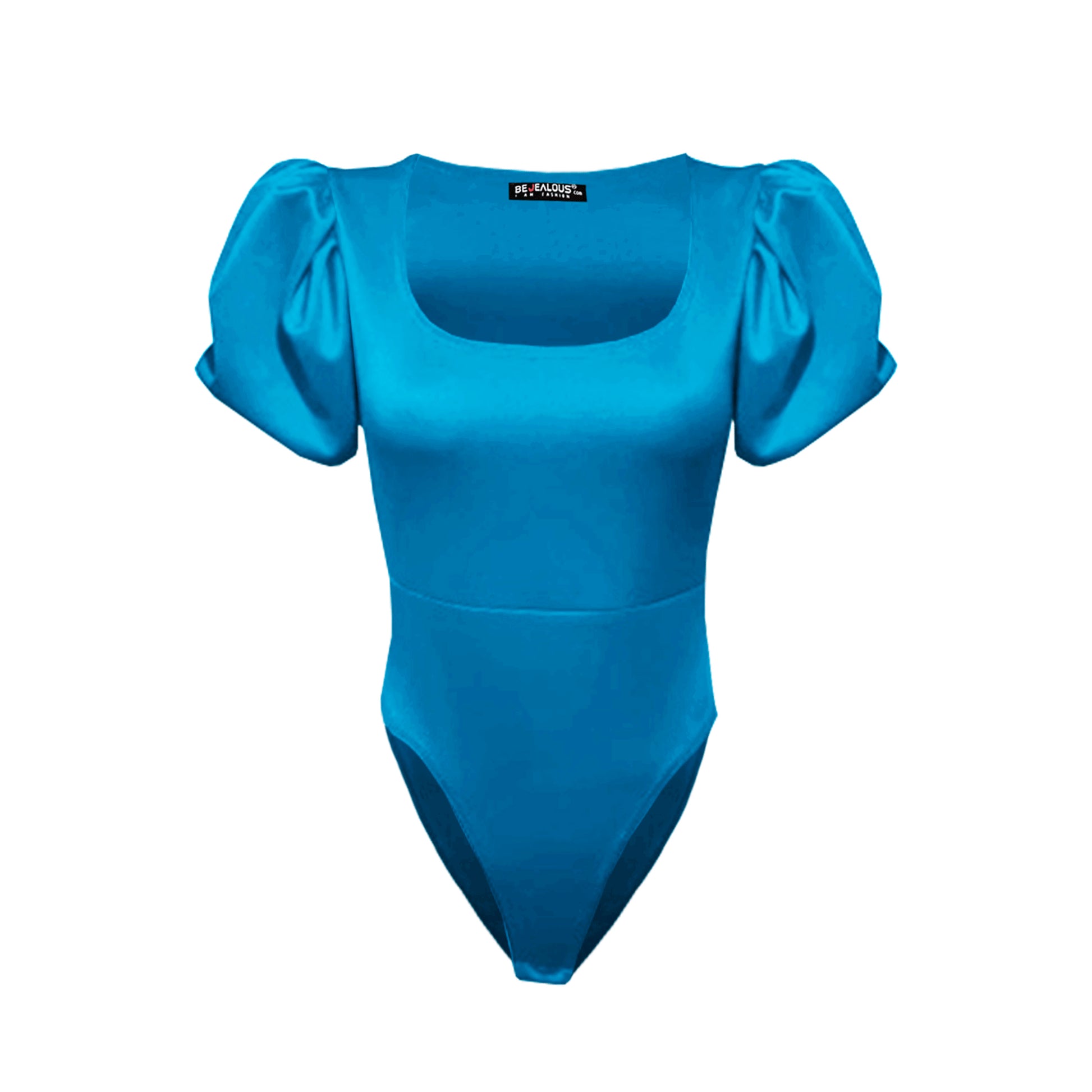 Lily Cap Sleeve Plain Puff Bodysuit