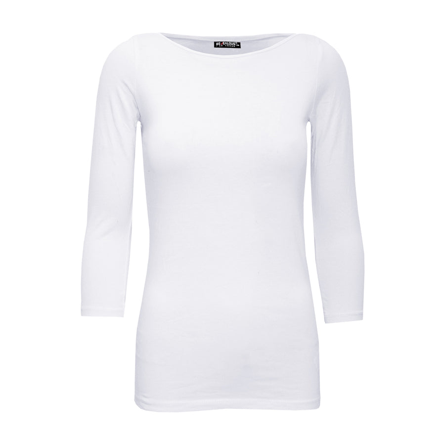 Emily Plain Casual Long Sleeve T Shirt