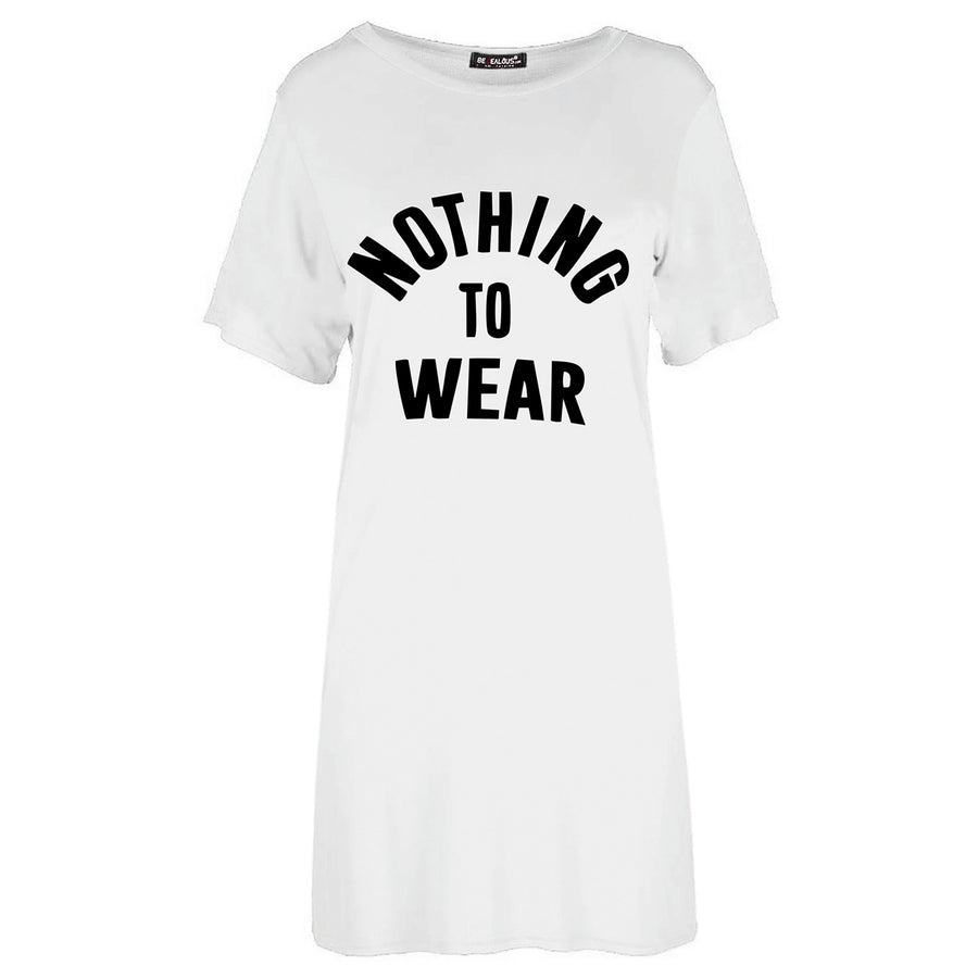 Mia Nothing to wear Oversized T Shirt Mini Dress