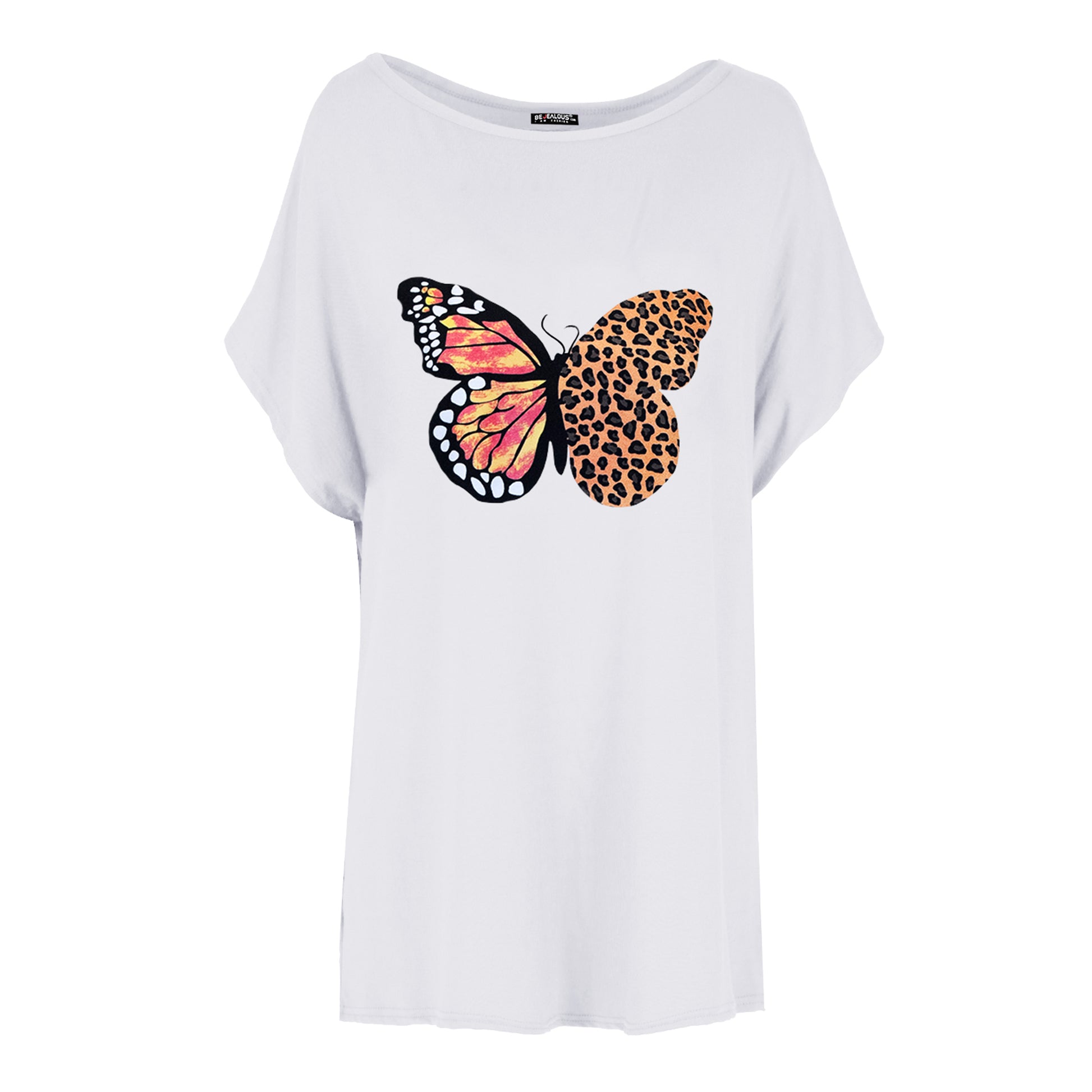 Aria Butterfly Printed Baggy T-Shirt