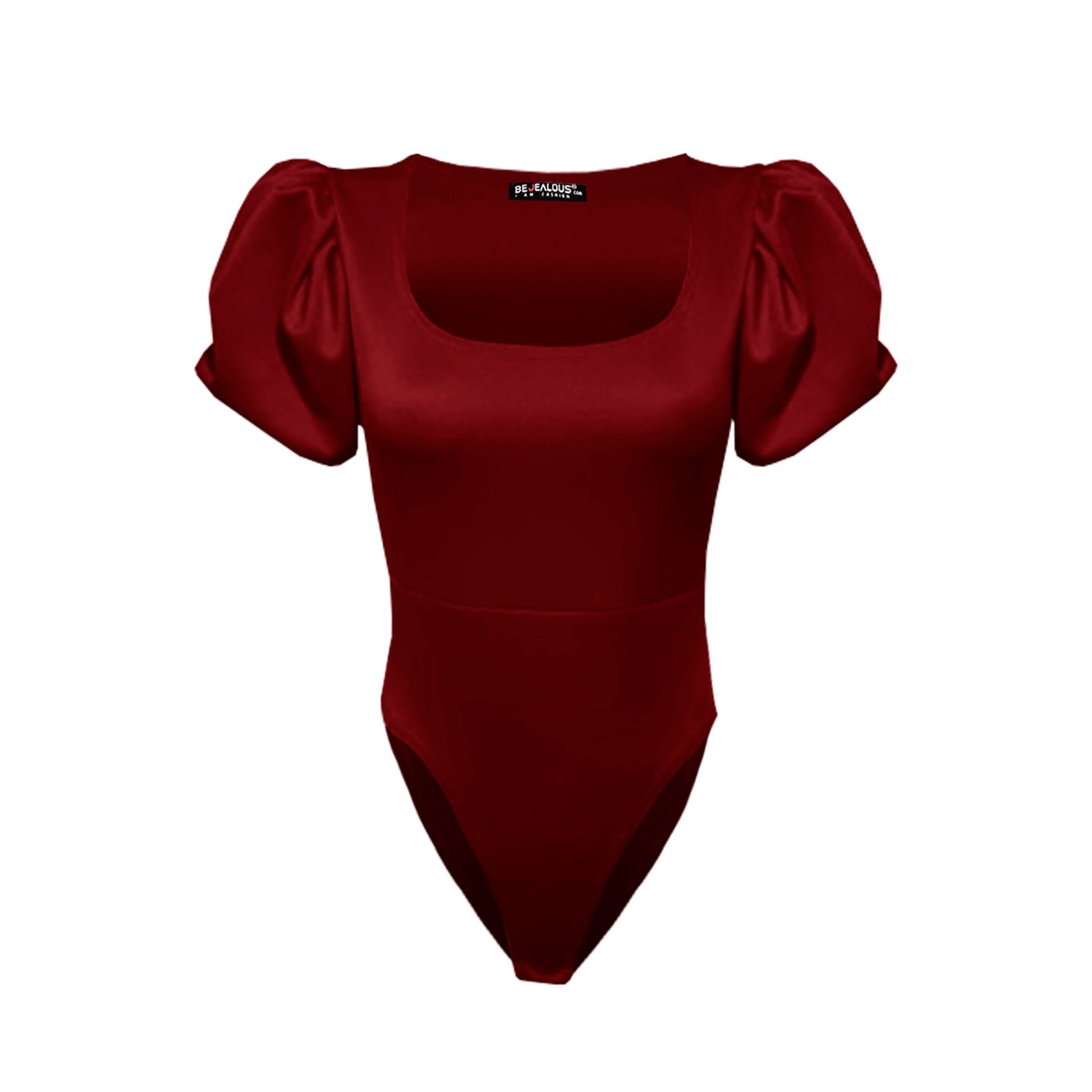 Lily Cap Sleeve Plain Puff Bodysuit