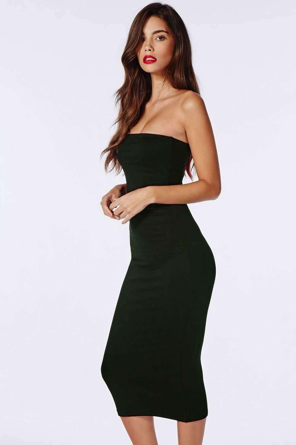 Adelaide Bandeau Strapless Bodycon Dress - bejealous-com