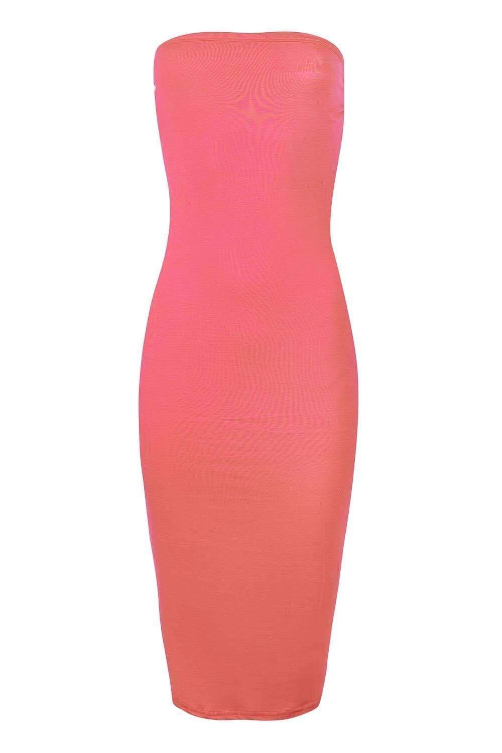 Adelaide Bandeau Strapless Bodycon Dress - bejealous-com