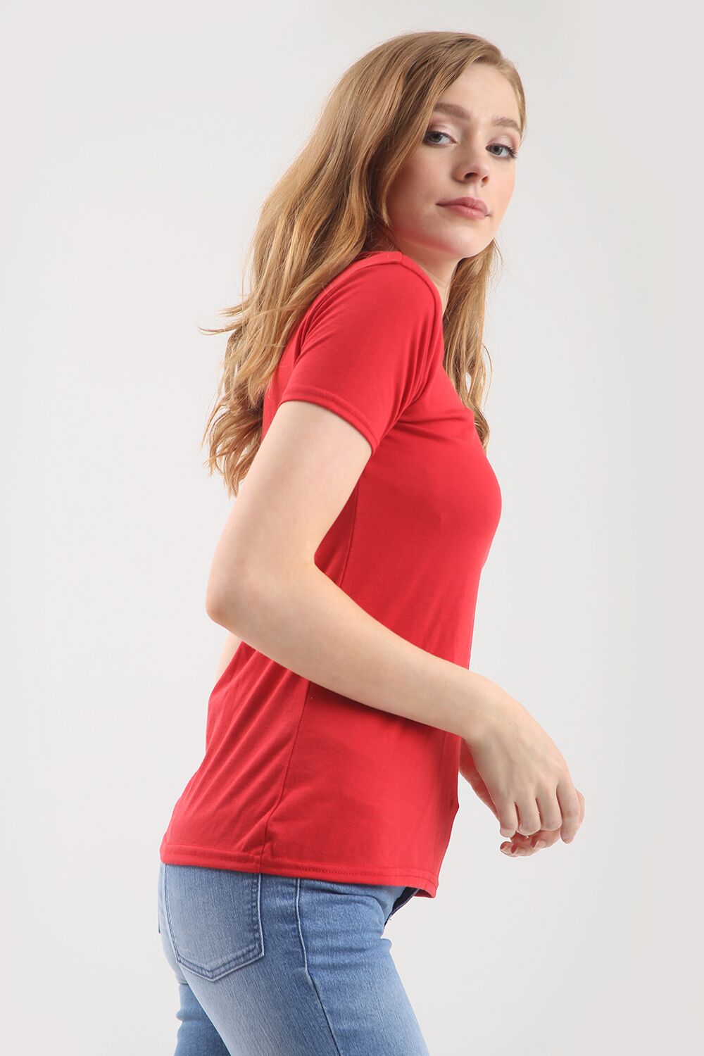 Short Sleeve Basic White Vneck Tshirt - bejealous-com